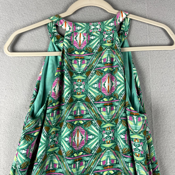 Buddy Love Florence Dress Womens Small Geometric Patterned Colorful Flowy Artsy - Picture 10 of 14